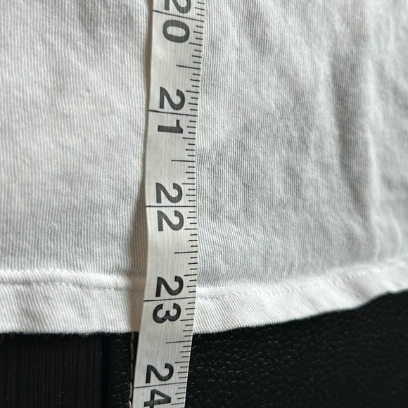 Anthropologie Dolan Lucy Tank Side Embroidered Top Split Back White Sz M - Picture 11 of 13